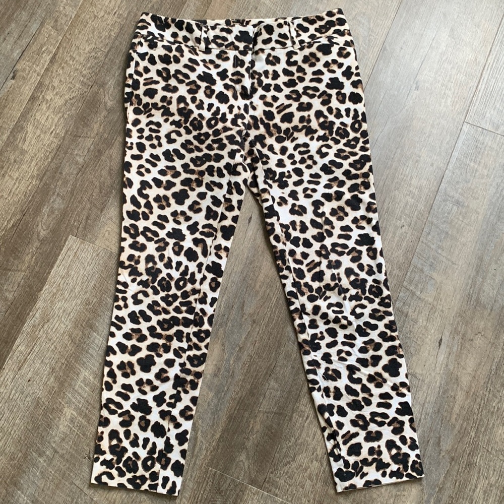 New York & Company Leopard Print Pants